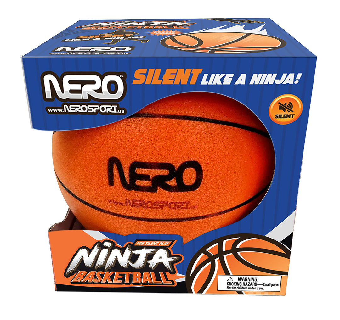 Nero Silent Ninja 7-Inch Indoor Foam Basketball (Boxed)