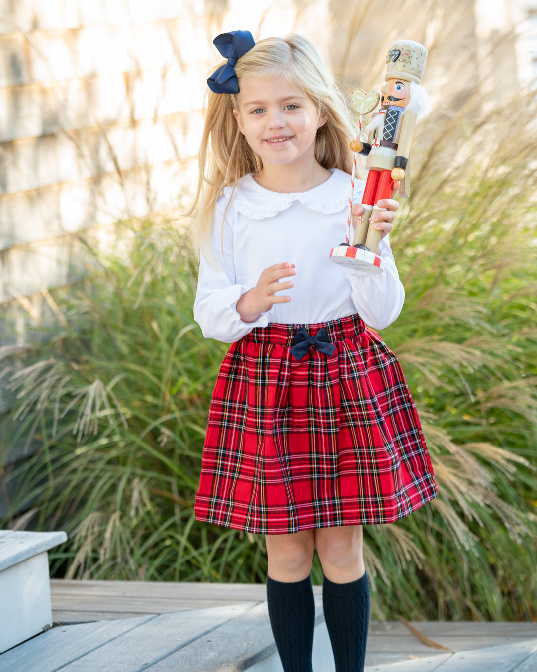 Elodie Skirt-Royal Stewart Tartan