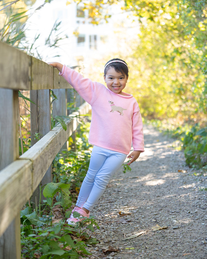 Goldie The Retriever Roll Neck Sweater