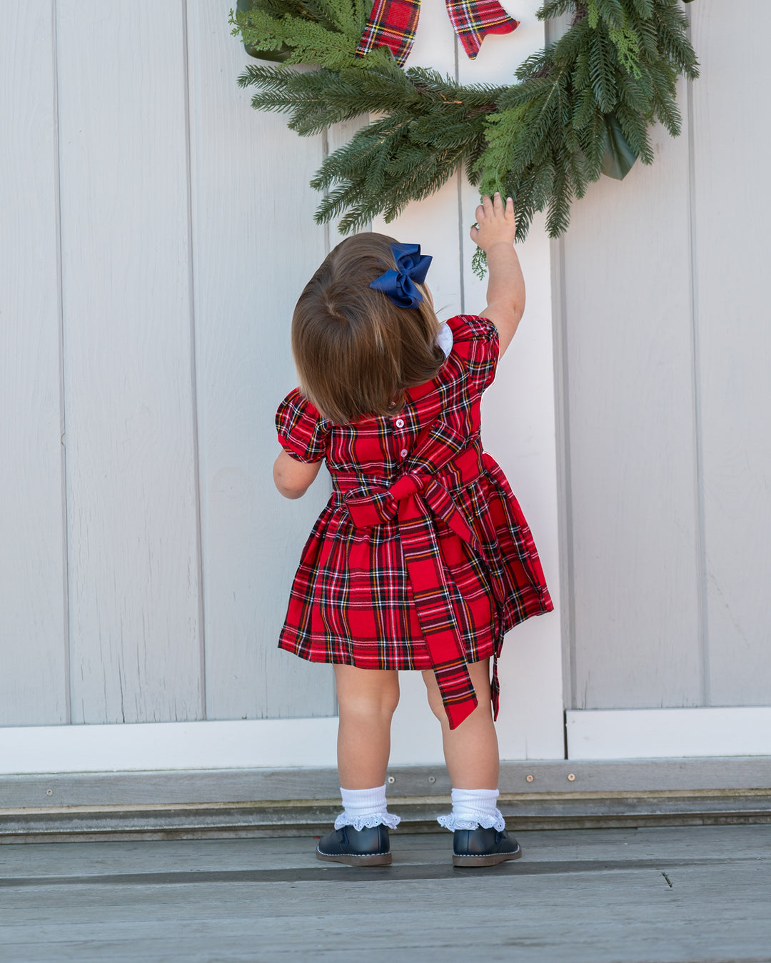 Rosalie Dress-Royal Stewart Tartan