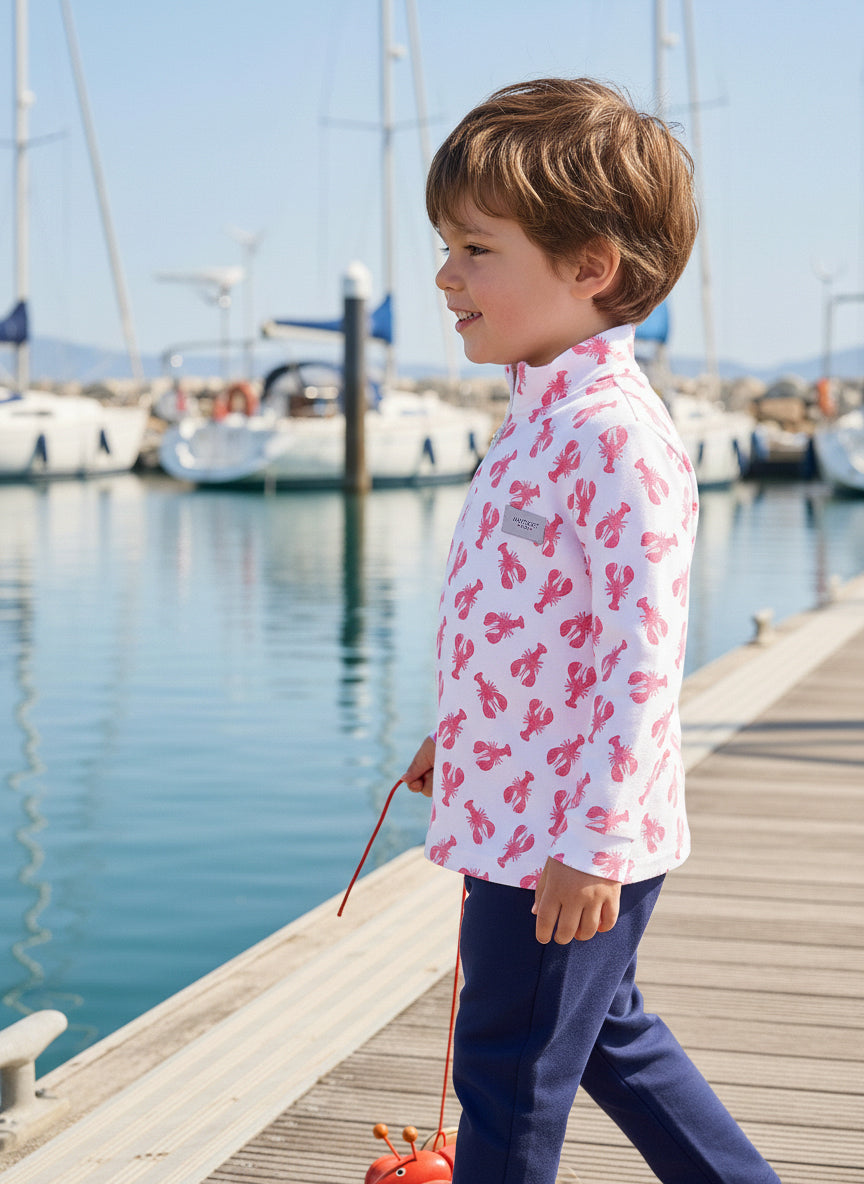 New England Lobster Quarter Zip