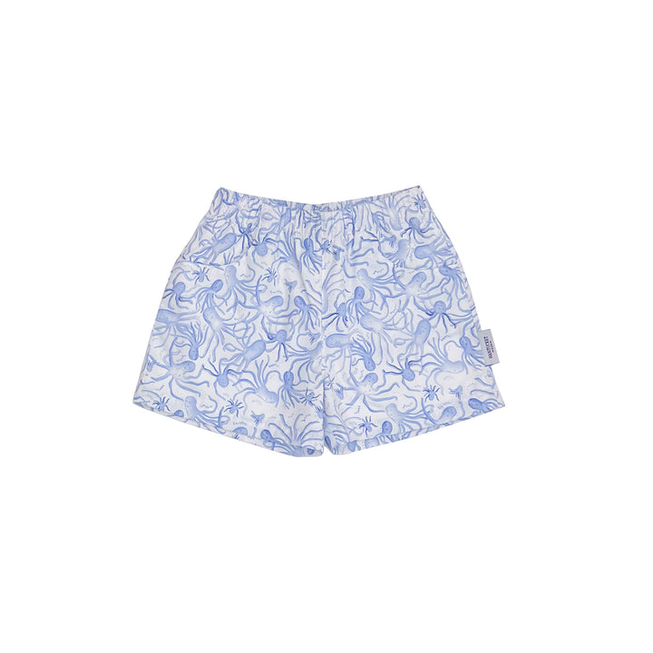 Octopus Toile Poplin Play Shorts-Unisex