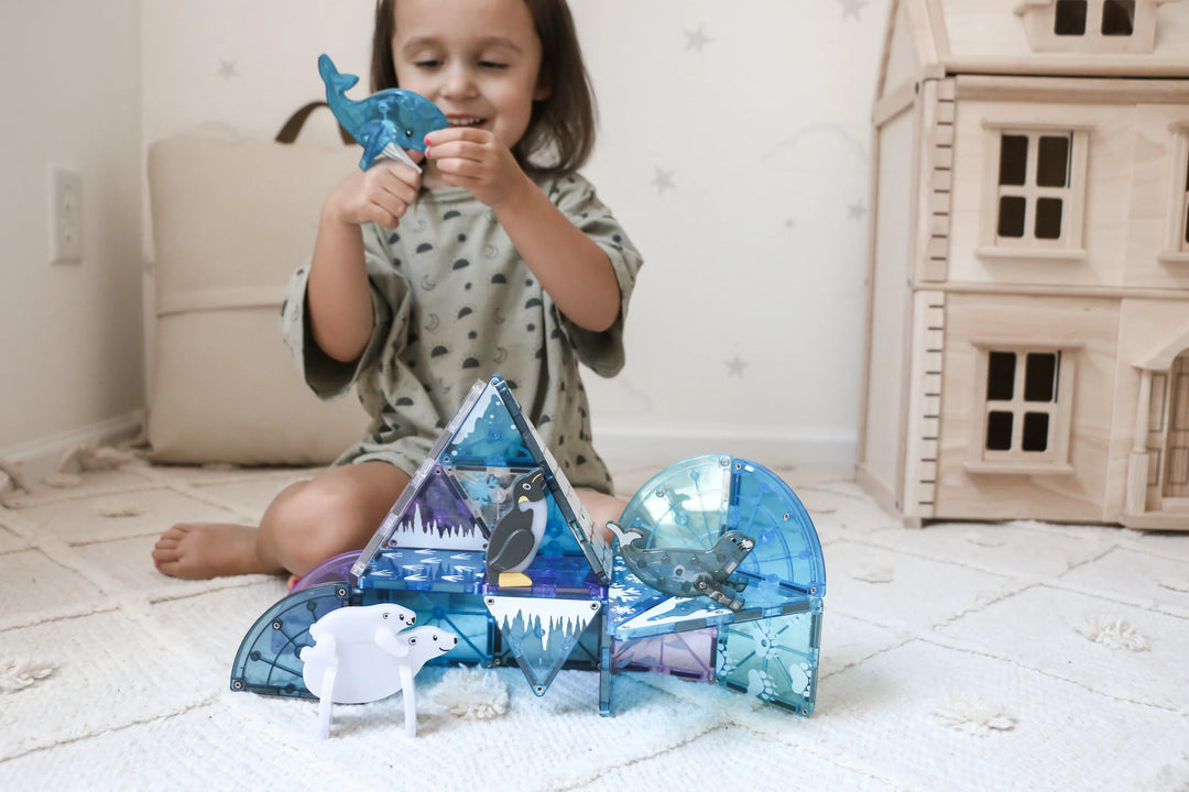 MAGNA-TILES Arctic Animals 25 Piece Set