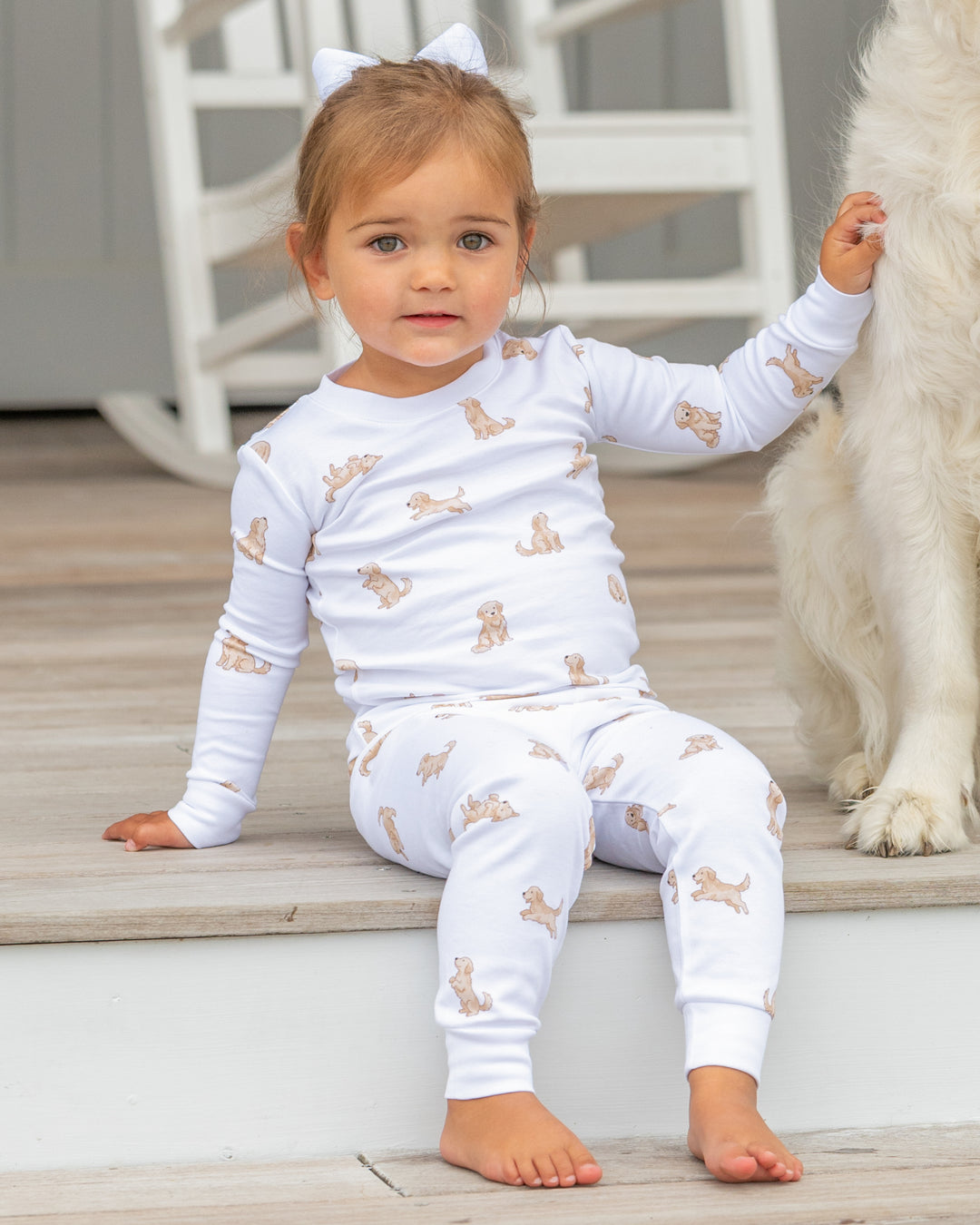 Playful Pups Pima Jammies 2-Piece Set