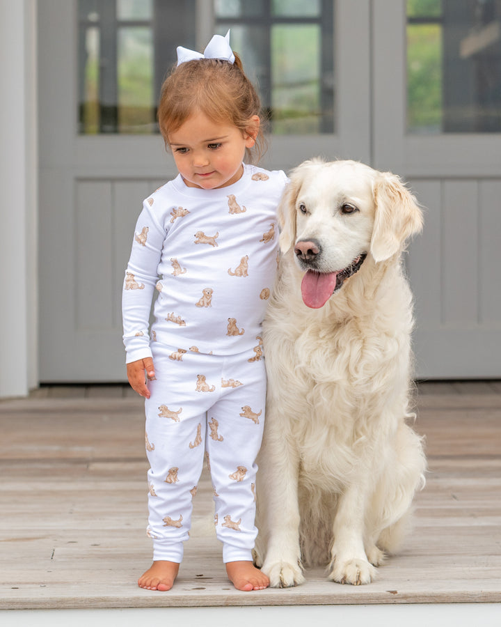 Playful Pups Pima Jammies 2-Piece Set