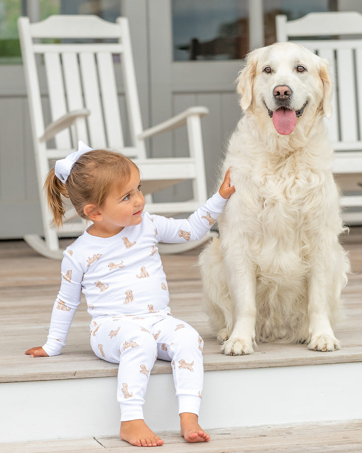 Playful Pups Pima Jammies 2-Piece Set