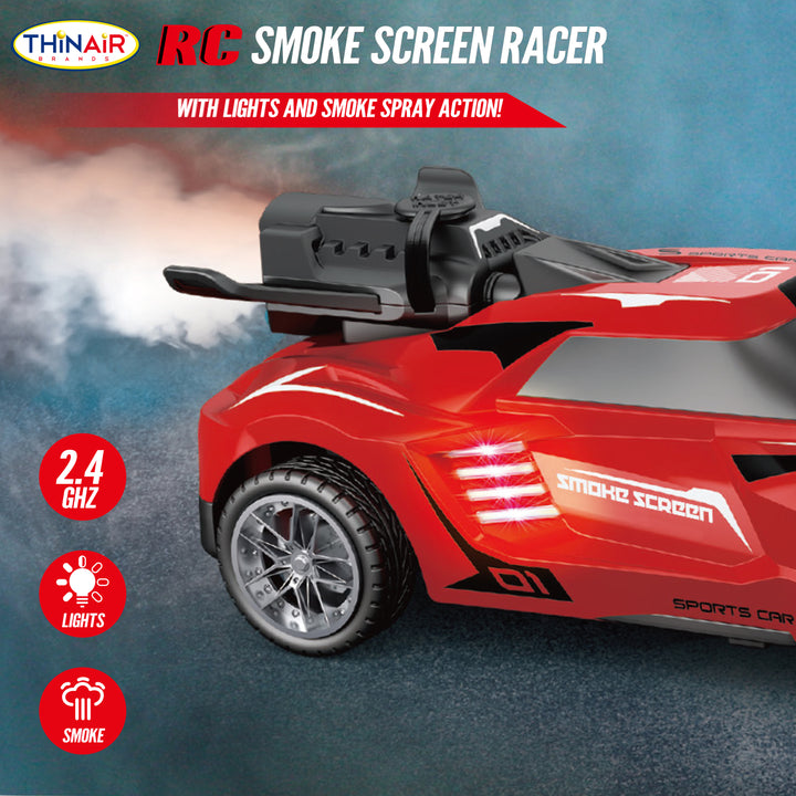 RC Smoke Screen Racer -Red