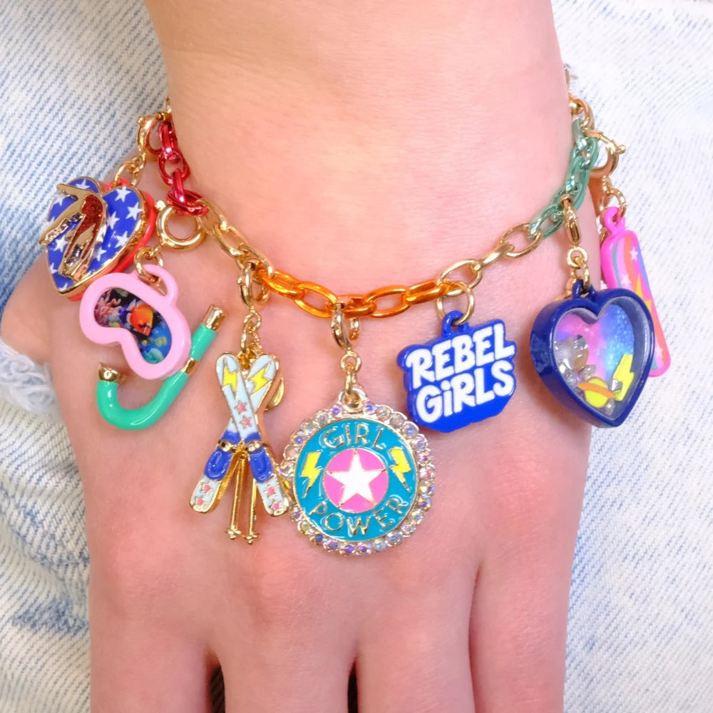 Gold Rebel Girls Snorkel Charm