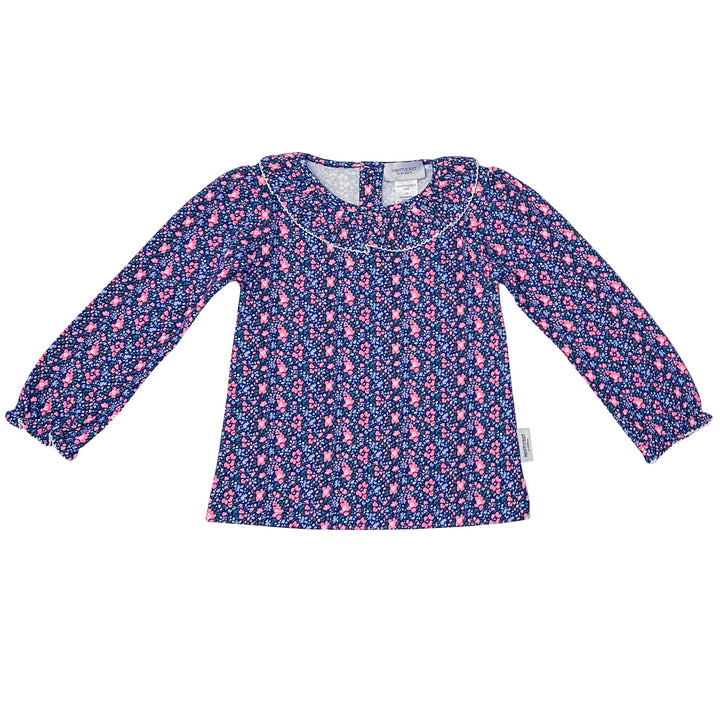 Riley Ruffle Top-Sconset Floral