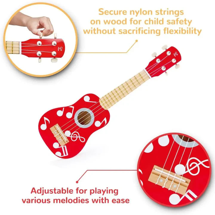 Hape Rock Star Ukulele-Red
