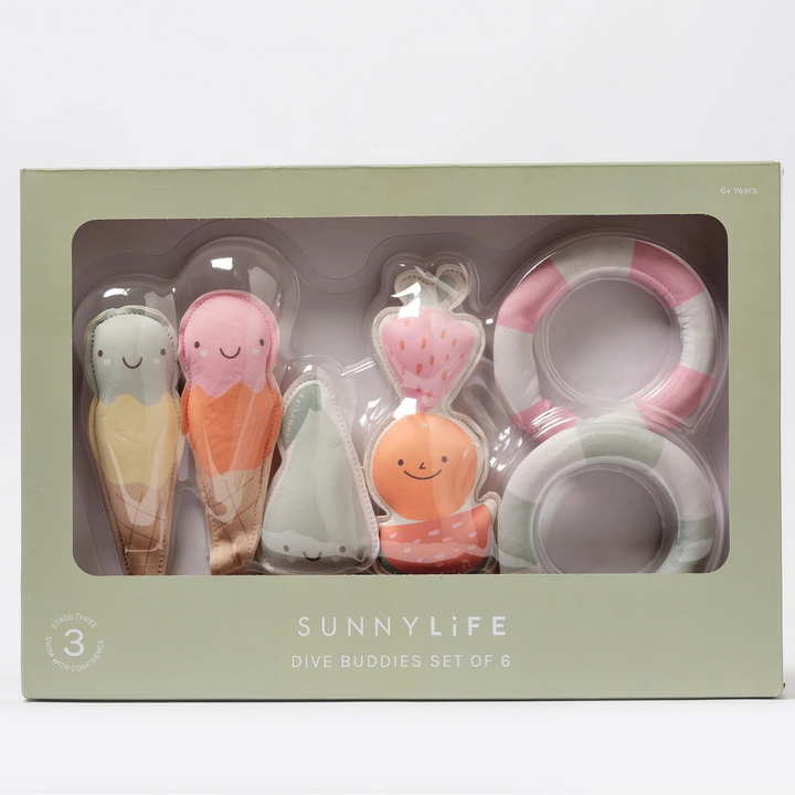 Dive Buddies Cotton Candy Multi Set of 6