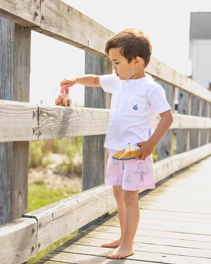Essentials Pima Pull On Shorts-Regatta