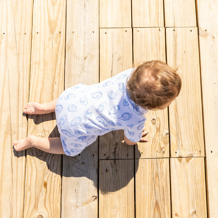 The World is Your Oyster Portside Polo Romper