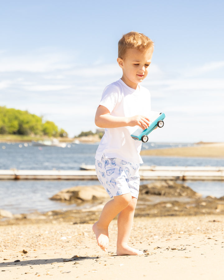 Essentials Pima Pull On Shorts-Oyster
