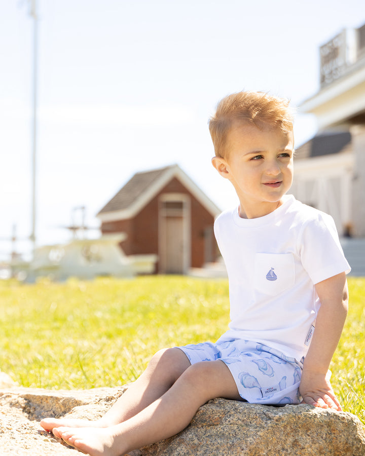 Essentials Pima Pull On Shorts-Oyster