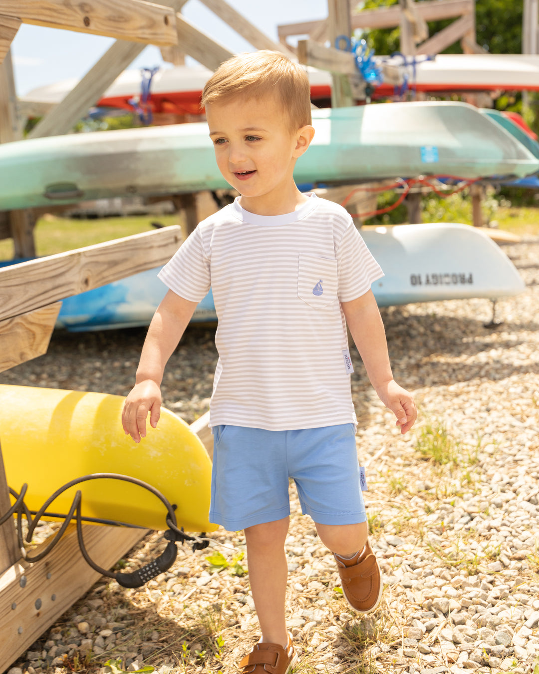 Tisbury Tee-Sand Stripe
