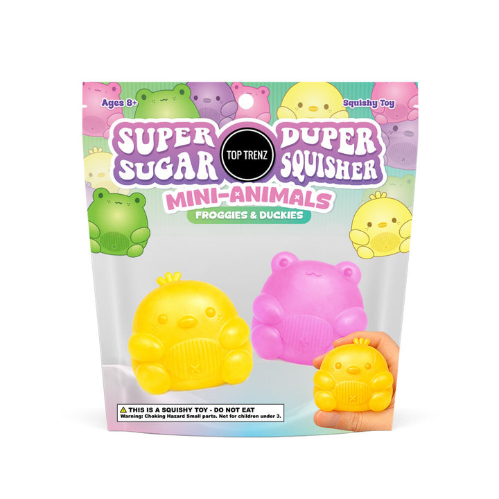 Sugar Squisher - Mini Duck & Frog 2 Pack