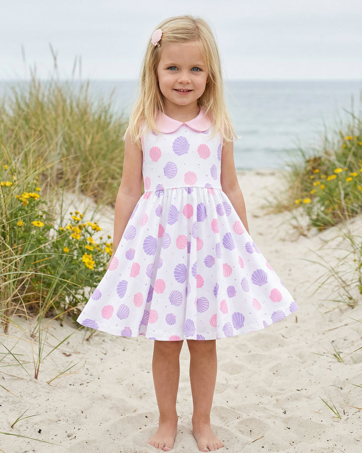 Scallop Shells Pima Play Dress