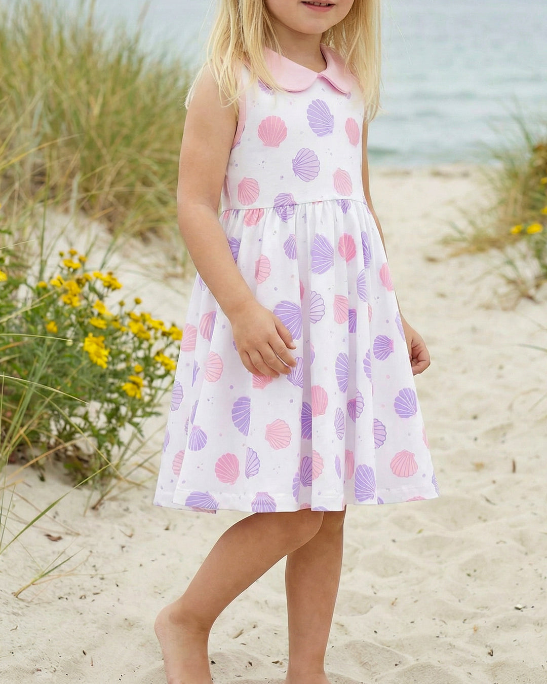 Scallop Shells Pima Play Dress