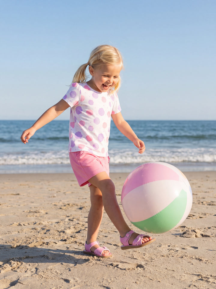 Scallop Shells Pima Play Tee