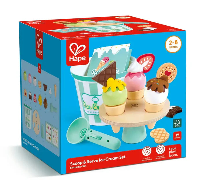 Hape Scoop & Serve Ice Cream Set
