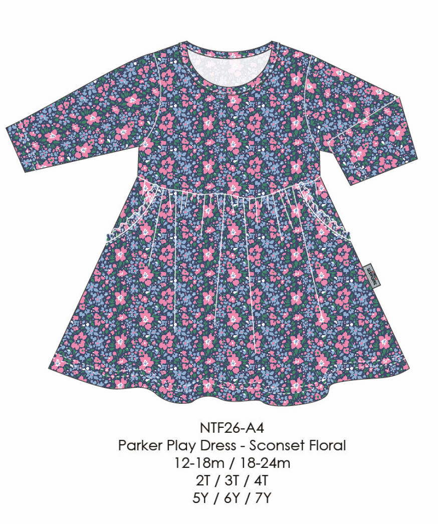 Parker Play Dress-Sconset Floral