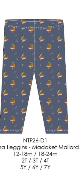 Pima Leggings-Madaket Mallard