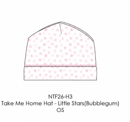 Take Me Home Hat-Little Stars (Bubblegum)