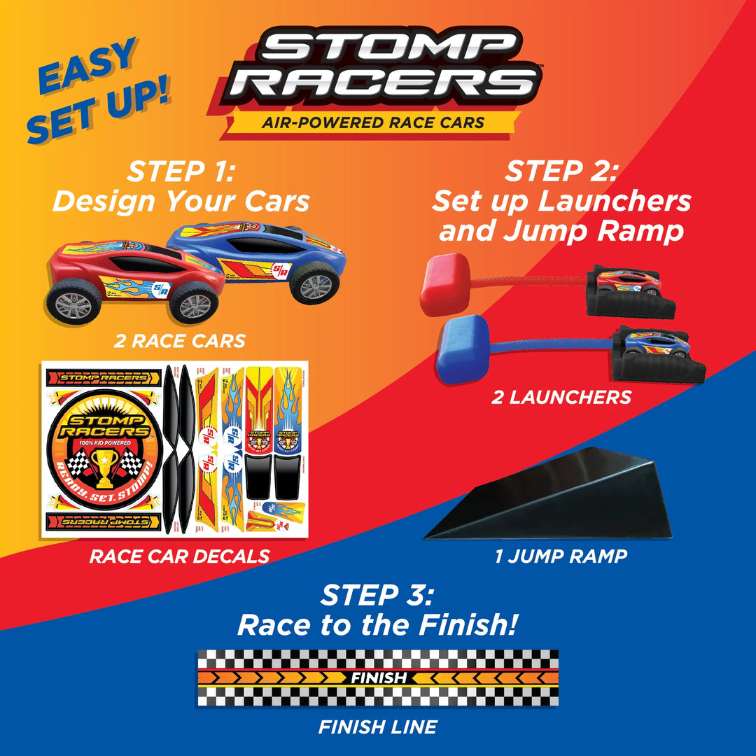 Stomp Rocket® Dueling Stomp Racers™