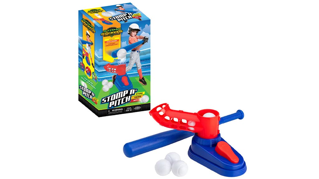 Stomp N Pitch Baseball Pitching Machine