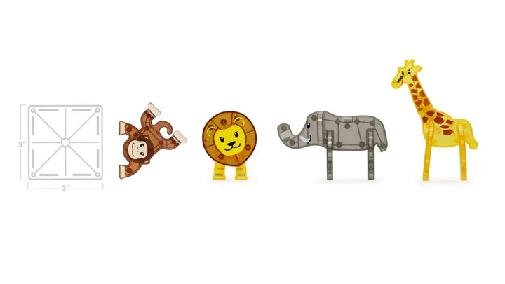 MAGNA TILES Safari Animals 25-Piece Set