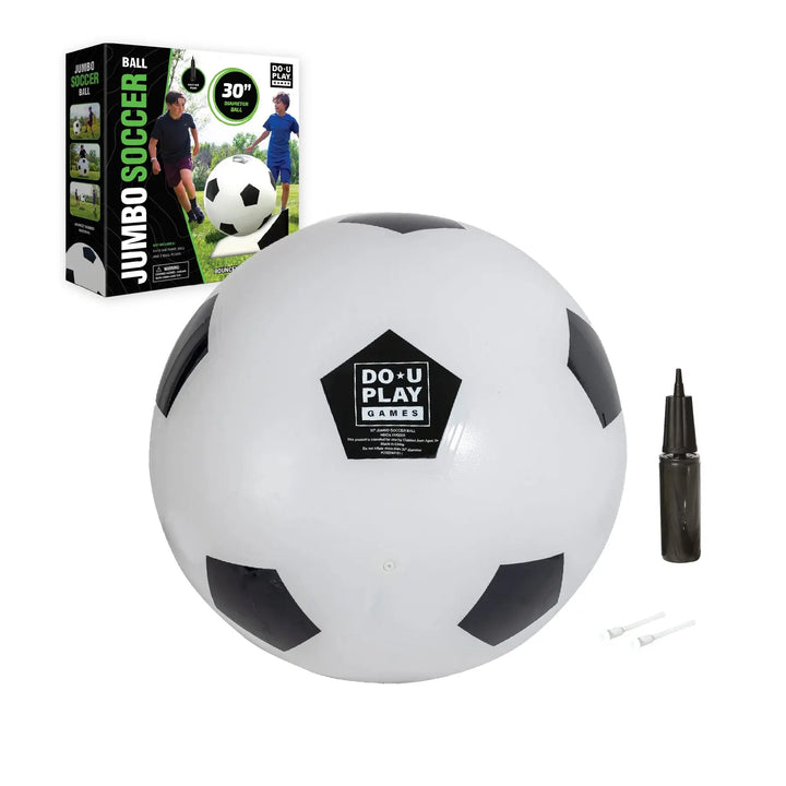 30" Jumbo Soccer Ball Black/White