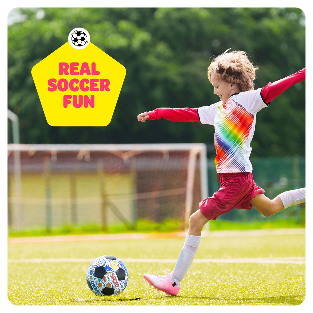 Dan&Darci Soccer Ball Coloring Kit for Kids