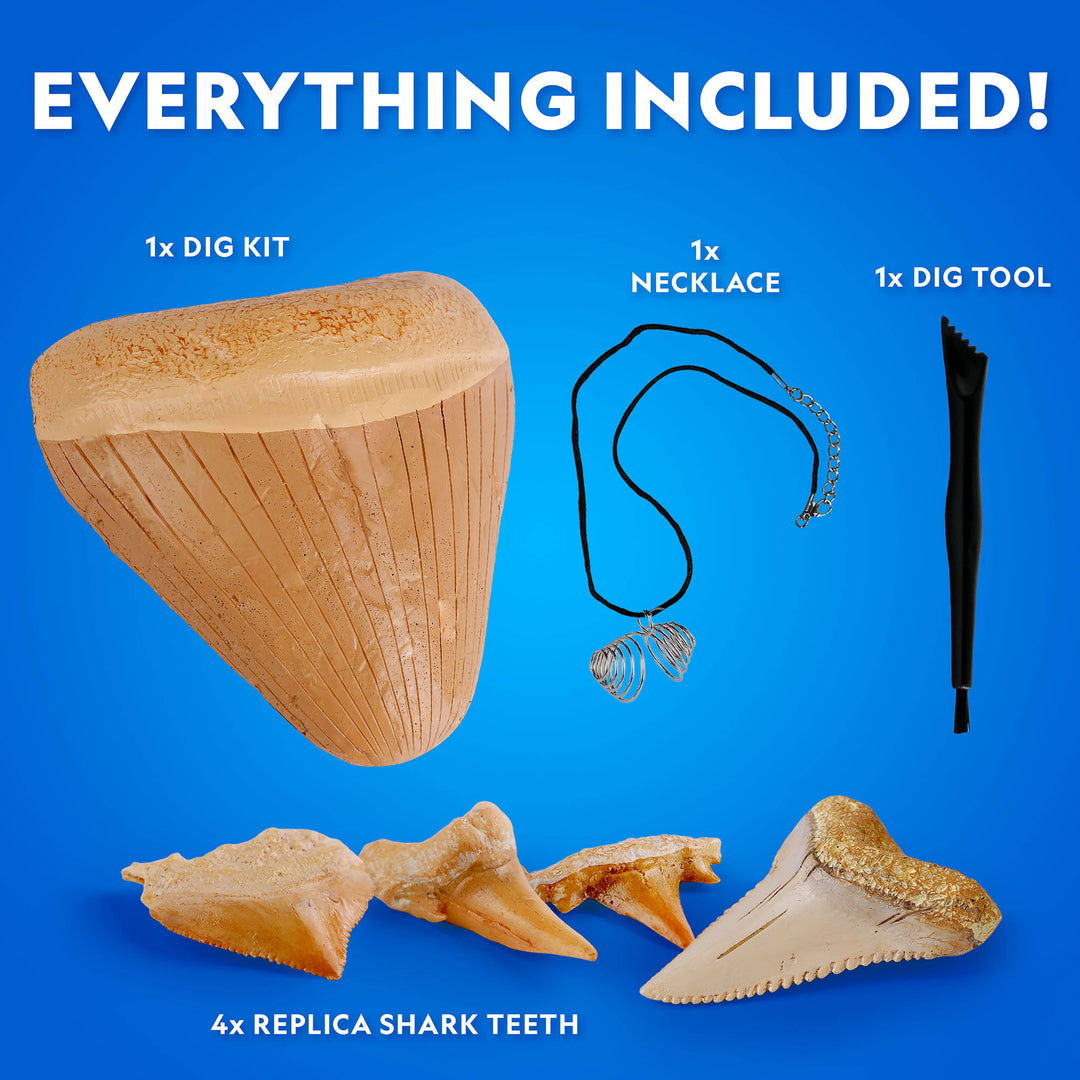 National Geographic Replica Shark Tooth Dig Kit