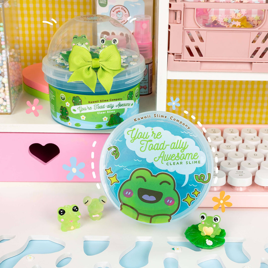 You're Toad-ally Awesome Clear Slime (4pcs/case)