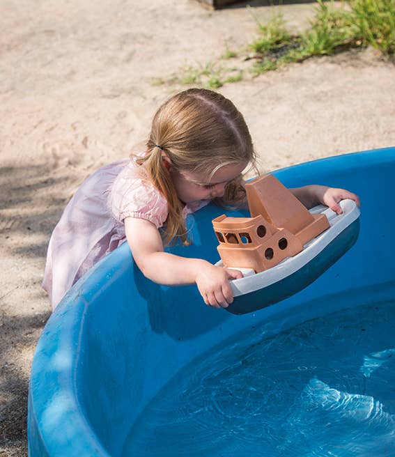 Dantoy BIO Tuff Tuff Boat Sustainable Bioplastic Playset