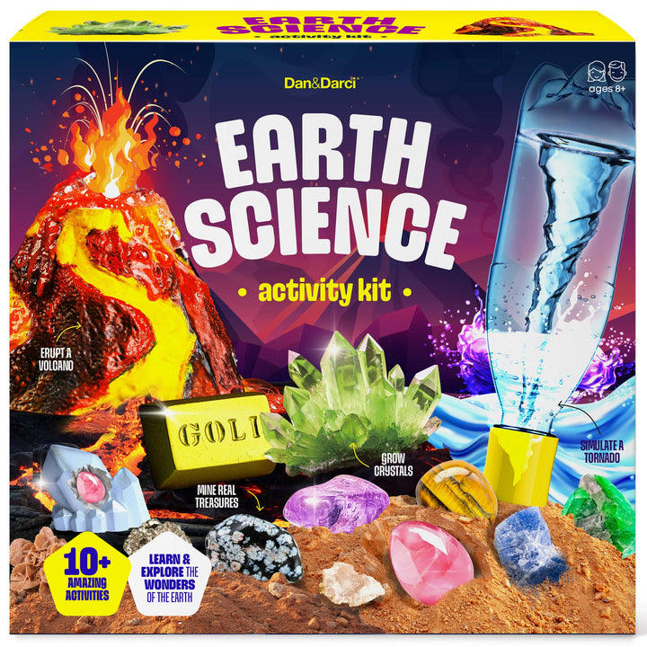 Earth Science Kit for Kids - Volcano Tornado Experiments Kit