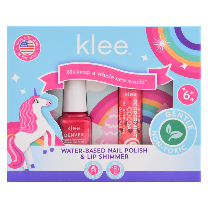 NEW! Angels' Dance - Water-Based Nail Polish Lip Shimmer Set: Angels' Dance