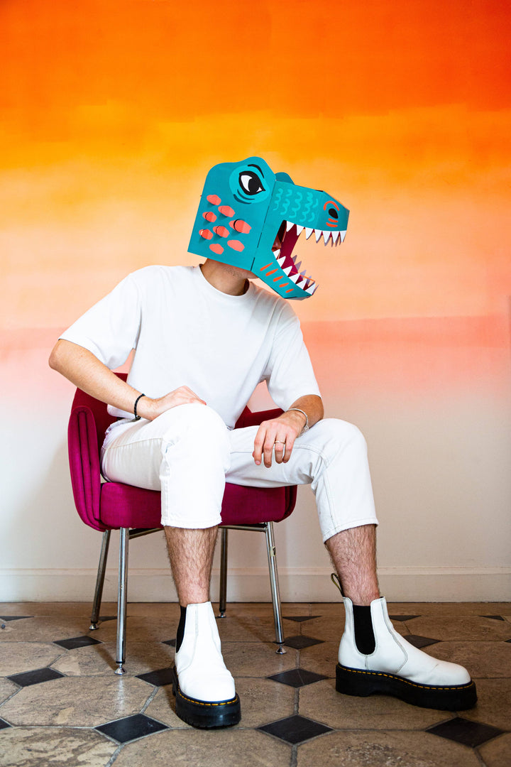 3D kid and adult Dinosaur Mask