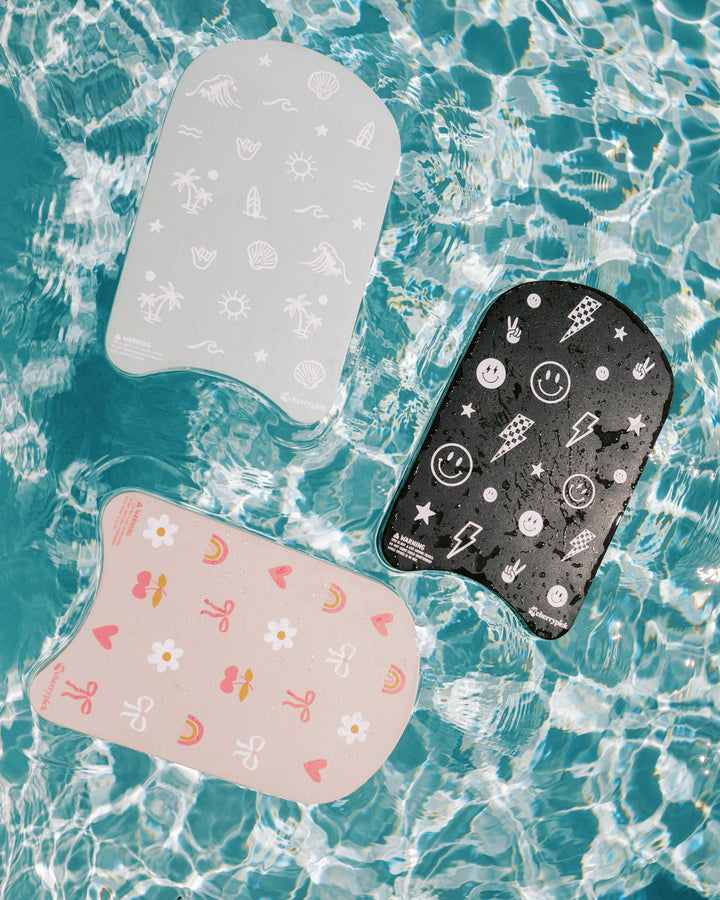 Little Swimmer Kickboard - Toddler & Kids Swim Flutter Board: Bows & Bloom