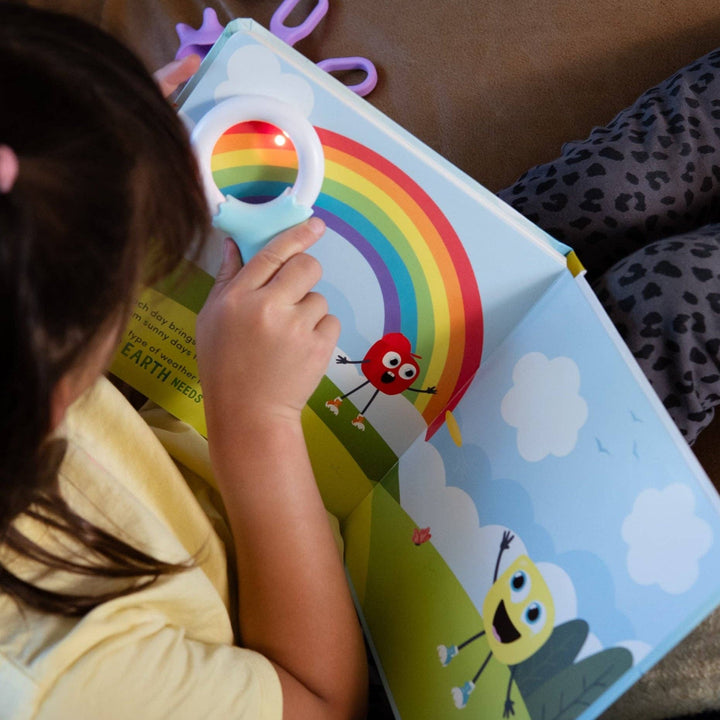 Glo Pals Light Up Book - Alex Asks: What is the Weather: EACH