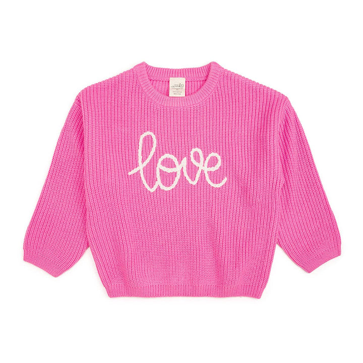 Love Valentine's Day Knit Sweater - 4T