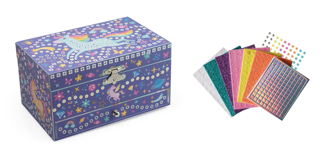Stick'N Fun - 3D Mosaics Music Box Unicorn - 5y+