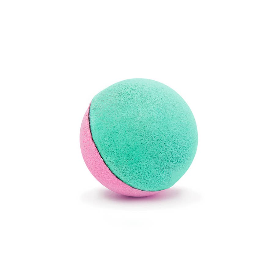 Twin bath bomb: Pink/Green Lagoon