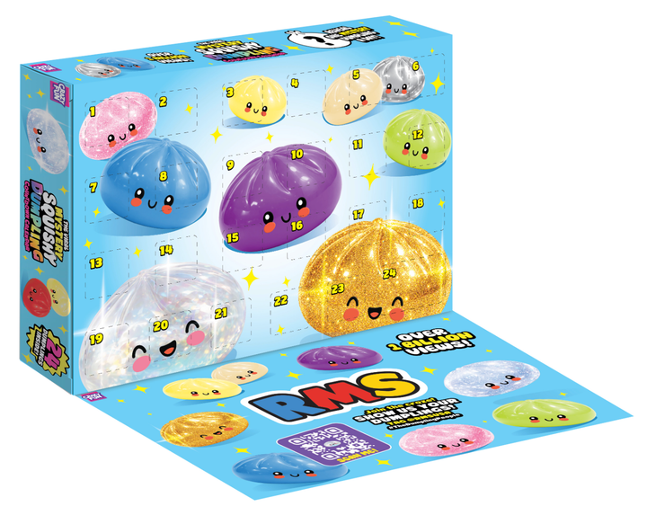 RMS® Crazy Fun™ Dumpling Advent Squishy Calendar 2026 24pc (Copy)