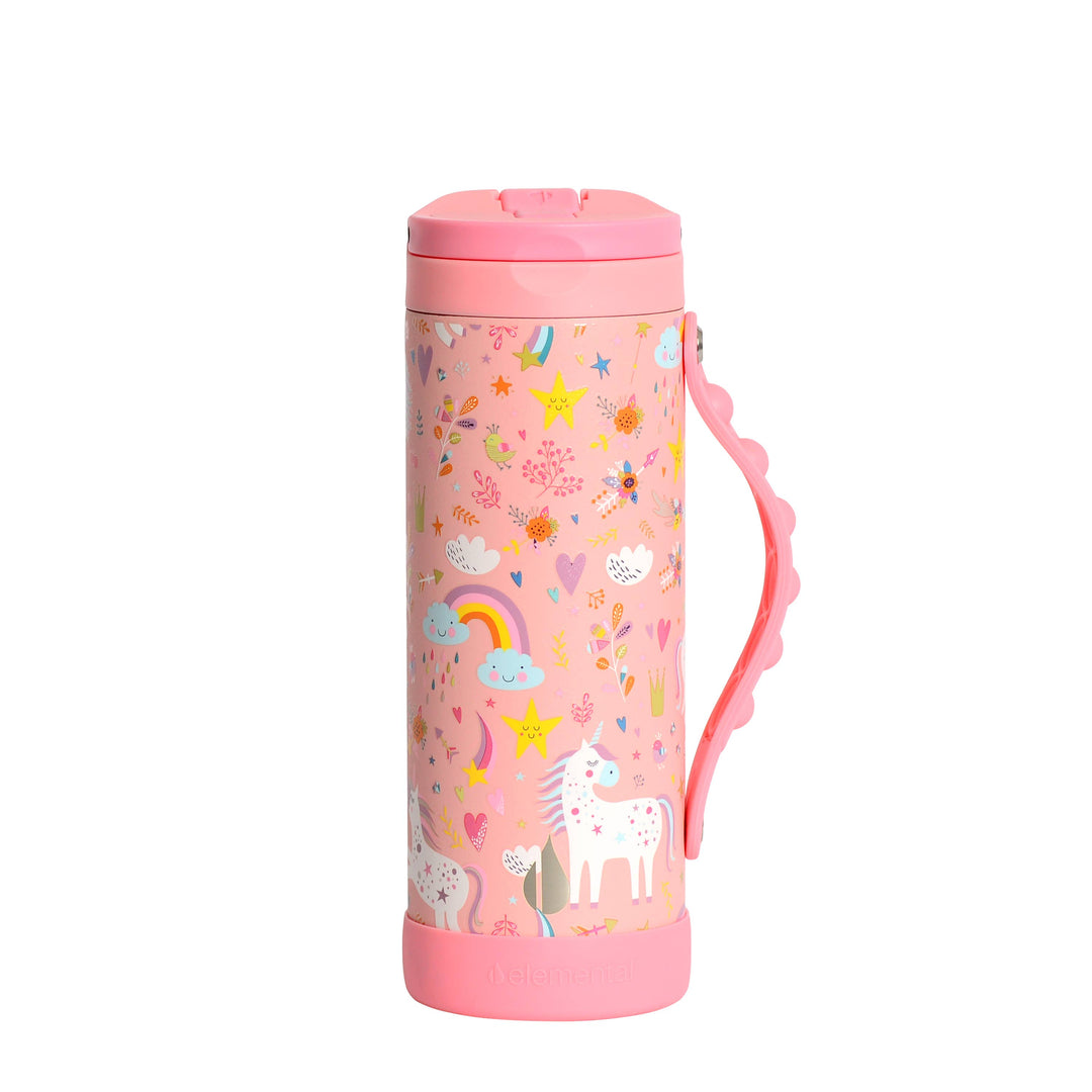 14oz Iconic Pop Bottle - Pink Unicorn