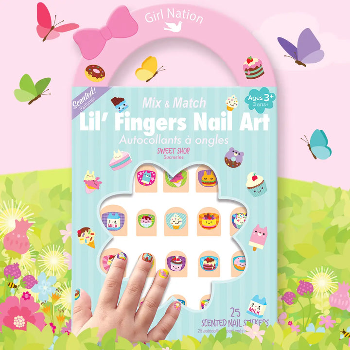 Lil' Fingers Nail Art Stickers- Sweet Shop