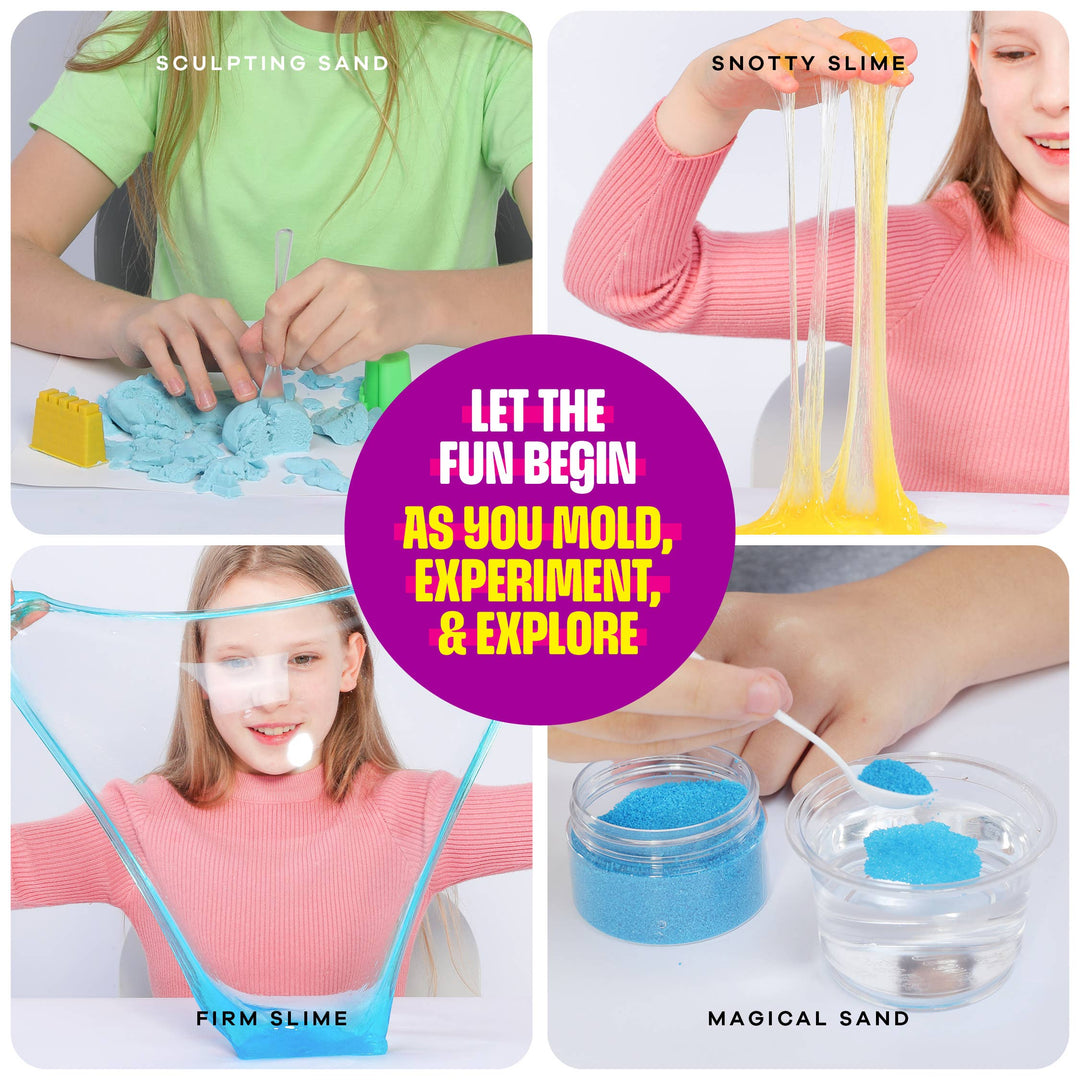 Sand Putty Sensory Science-Slime, Putty & Sand Sensory Science Kit – Nantucket Kids