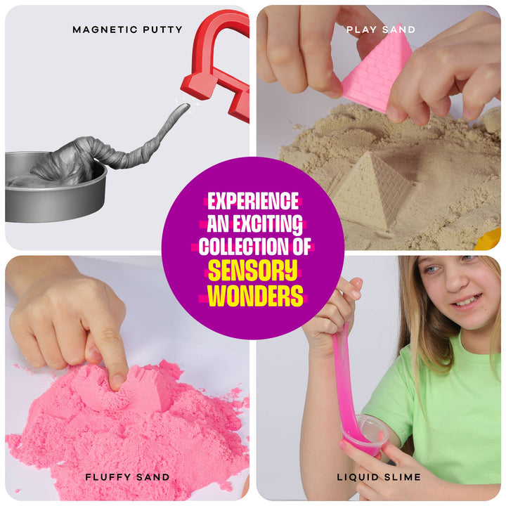 Sand Putty Sensory Science-Slime, Putty & Sand Sensory Science Kit – Nantucket Kids