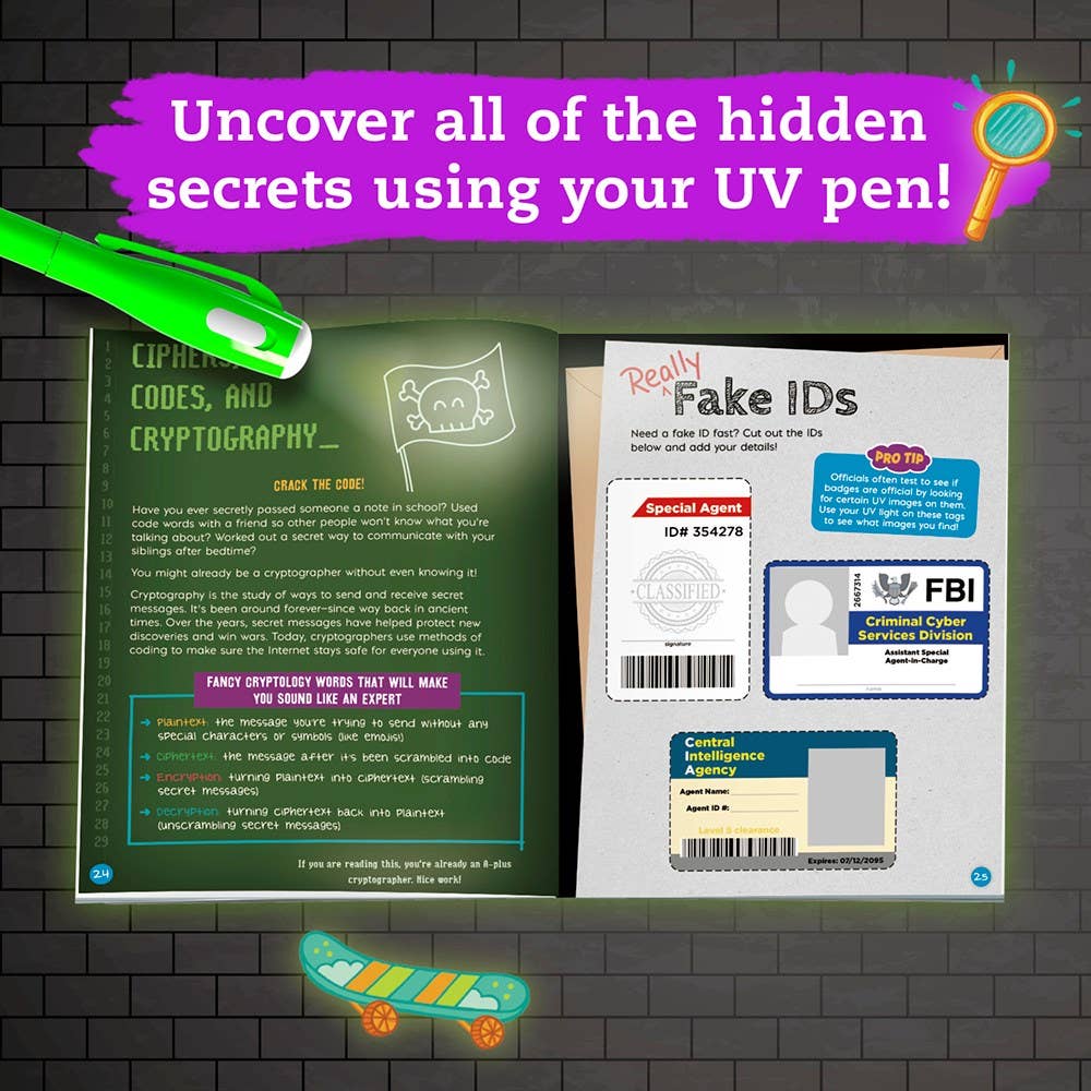 Top Secret: Ultimate Invisible Ink Klutz Activity Book